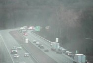 Interstate 395 southbound closed due to serious crash