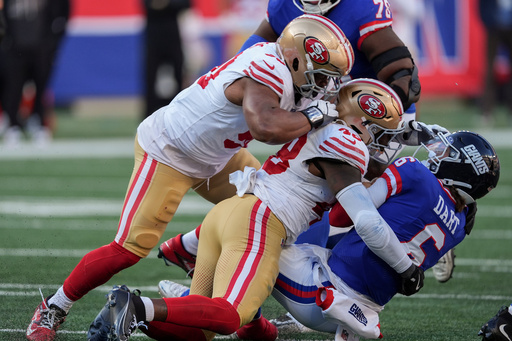 Giants son dominados y caen 34-24 ante los 49ers quedando con marca de 2