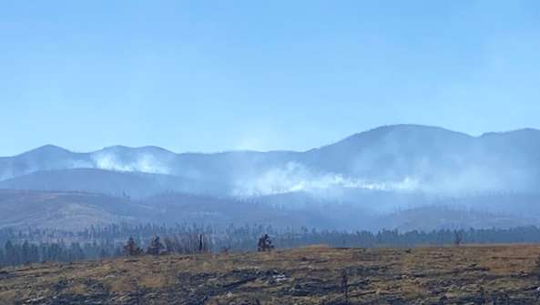 Blue Fire gaining momentum in the Gila National Forest