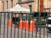 Sesiona en Palacio Nacional el gabinete de seguridad