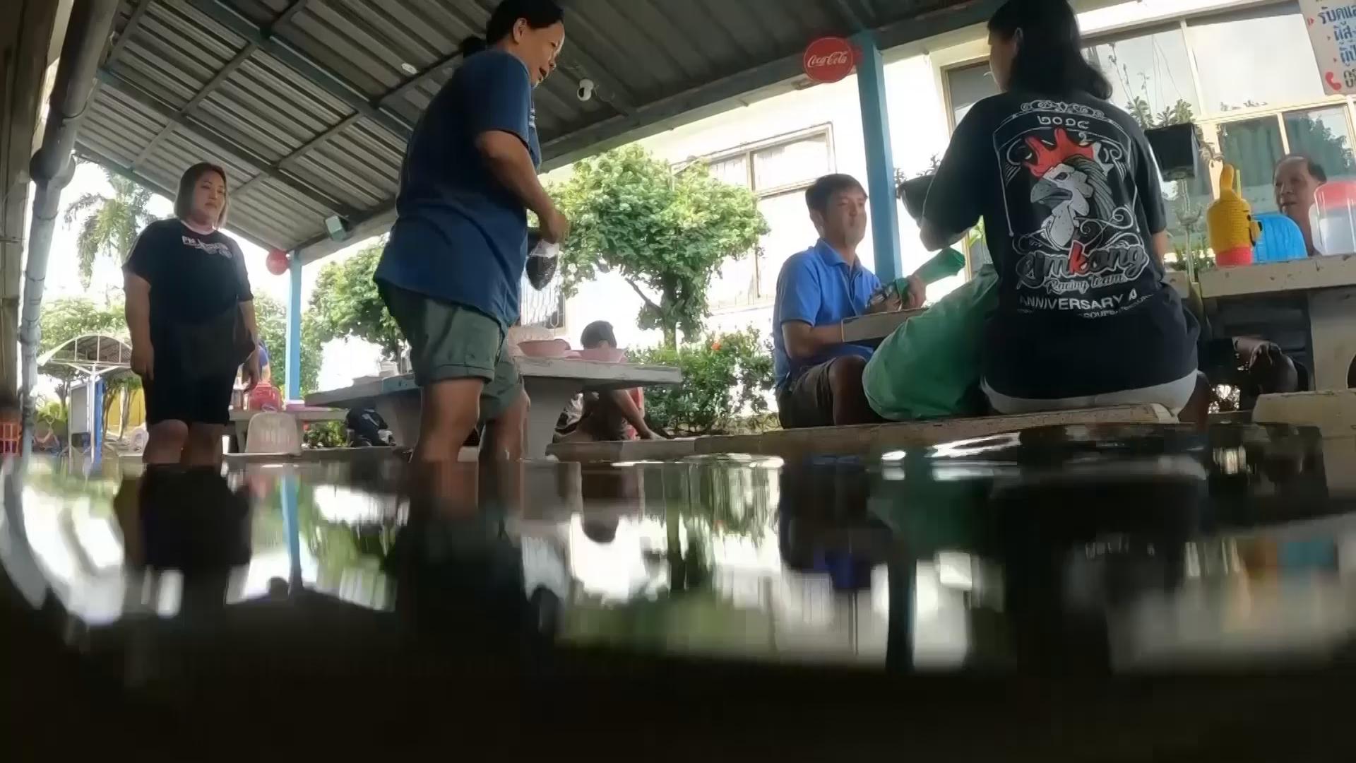 Flooded Thailand restaurant becomes sensation as diners eat surrounded by fish