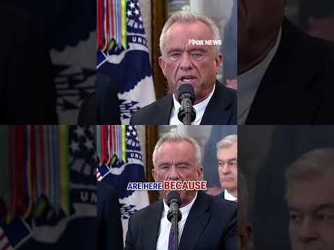 WATCH: President Trump jokes with HHS Secretary RFK Jr #shorts #usa #us #trump #rfkjr #foxnews