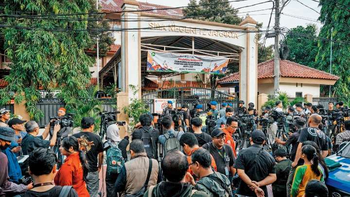 Indonesia: 55 hospitalised after explosion at mosque inside Jakarta school