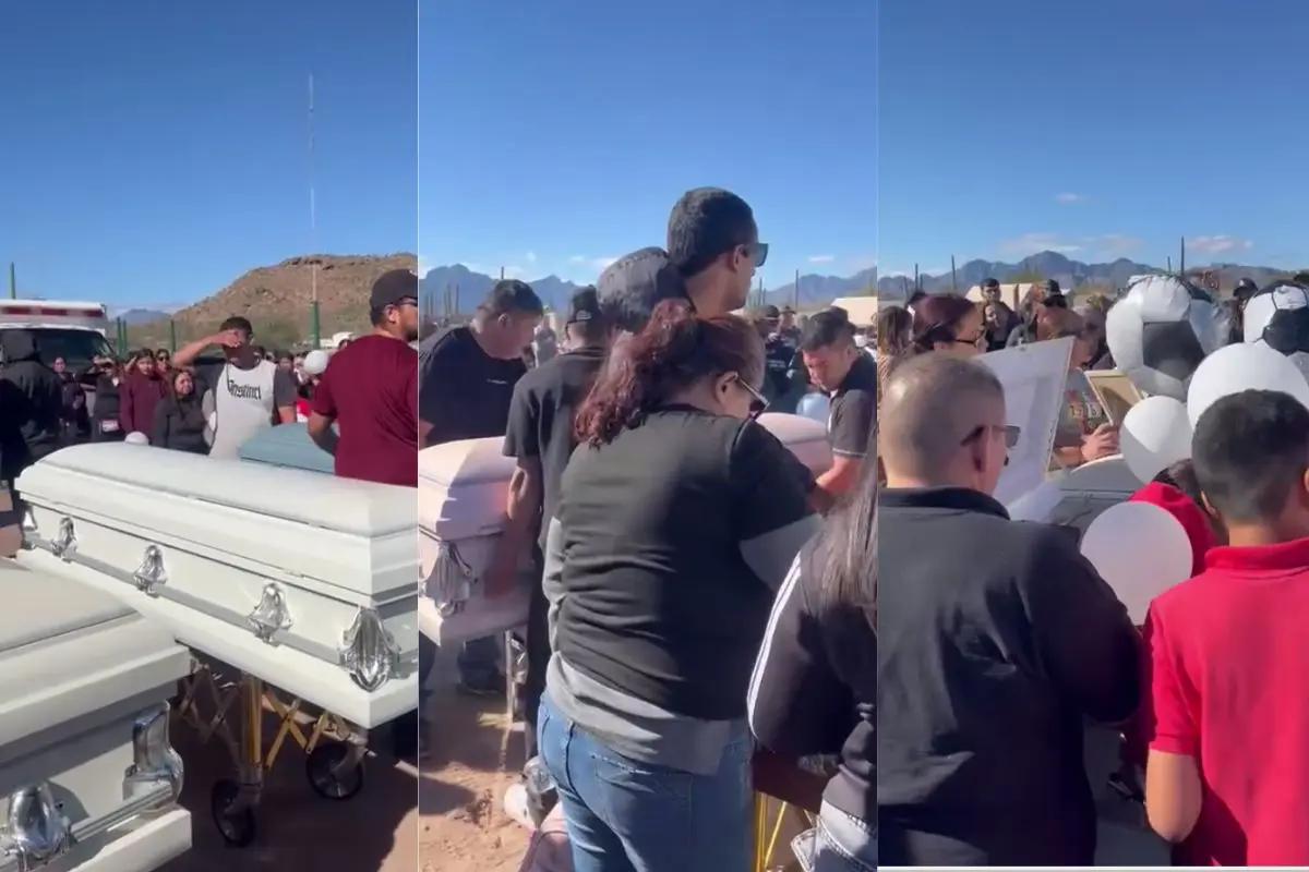 Último adiós en Loreto a víctimas del múltiple homicidio en Miramar