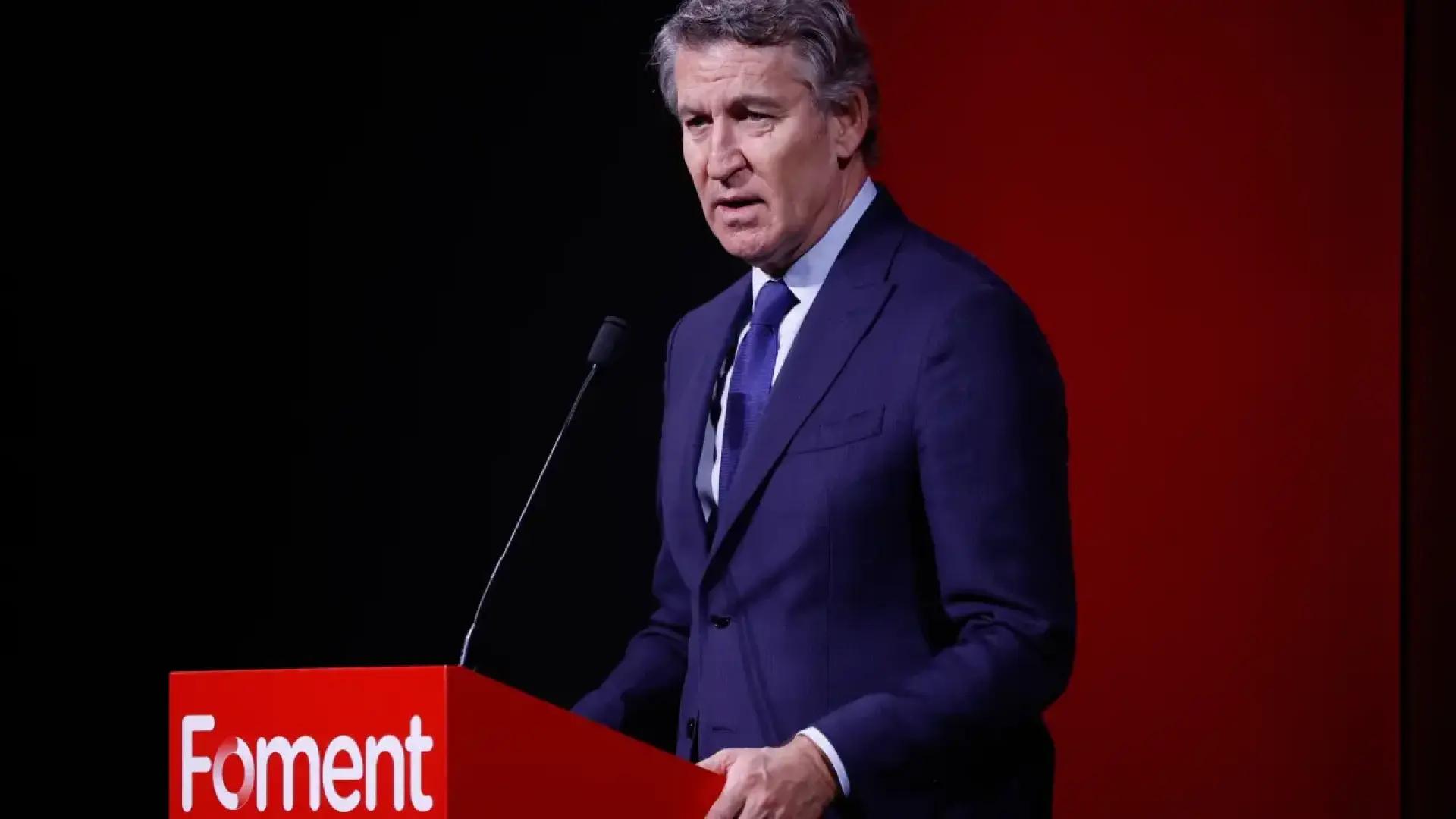 Feijóo se compromete a ir a elecciones si Junts apoya una moción de censura contra Sánchez