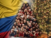 Colombia inaugura el primer árbol navideño humano HOY: Casi 1.000 familias participarán