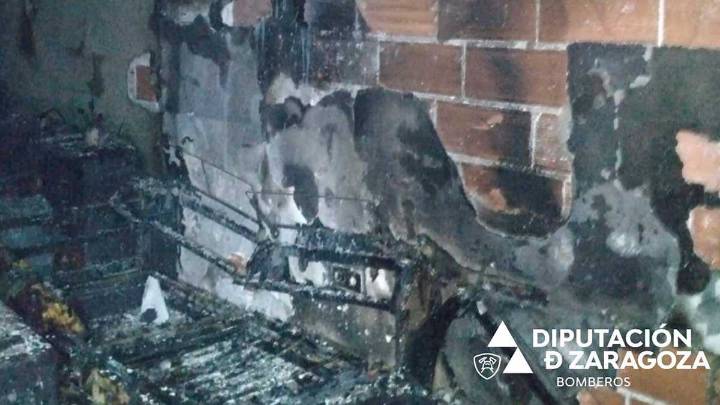 Un trágico incendio se cobra la vida de una mujer en San Mateo de Gállego