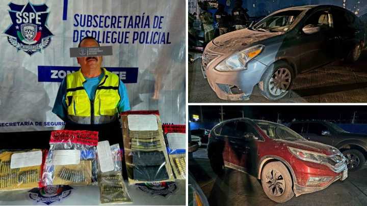 Localizan Autos Robados y Municiones de Arma de Fuego en Yonke de Buenaventura, Chihuahua