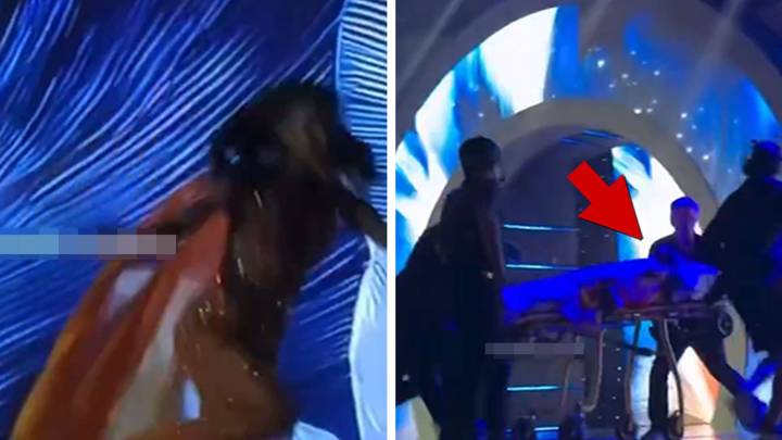 Miss Jamaica Takes Nasty Tumble Off the Stage at Miss Universe Prelims, on Video