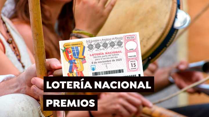 Premios del Sorteo Extraordinario de la Cultura de la Lotería Nacional del sábado 8 de noviembre del 2025