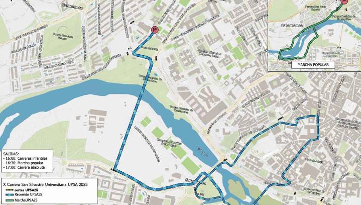 Cortes de tráfico y desvíos este sábado en Salamanca con motivo de este evento deportivo