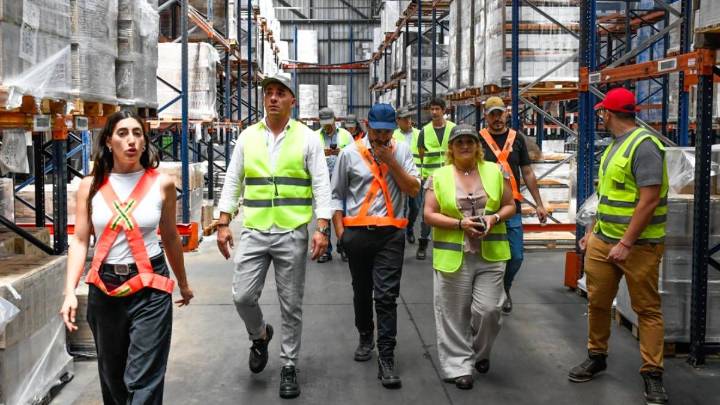 Marcos Calvente recorrió Bodega Santa Ana, que anunció una fuerte inversión para ampliar su producción