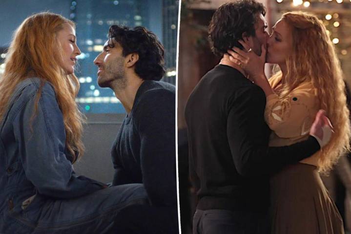 Watch the Blake Lively, Justin Baldoni kiss he claims she improvised