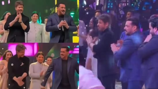 Shah Rukh and Salman dance to O O Jaane Jaana; fans say ‘Do Bhai Dono Tabahi’