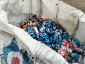 Impulsan alumnos del CBTis 122 el reciclaje mediante donación de latas de aluminio