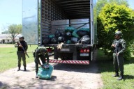 Ruta 11: interceptaron un camión con 338 kilos de droga ocultos en una carga de repelentes