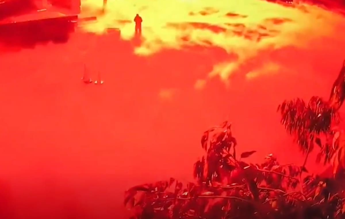 Imágenes impactantes. Así fue el momento de la explosión en el polígono de Ezeiza