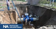 Entre Ríos: fuerte explosión de un caño en Paraná dejó dos operarios heridos