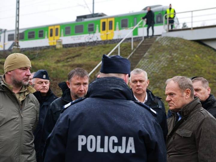 Polish PM says rail line explosion was act of ’sabotage’