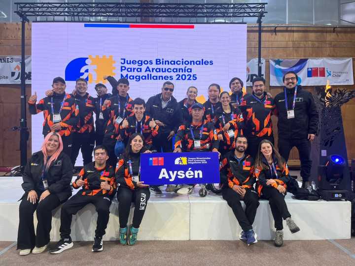 Delegación aysenina regresa con 13 medallas de los Juegos Binacionales Para Araucanía