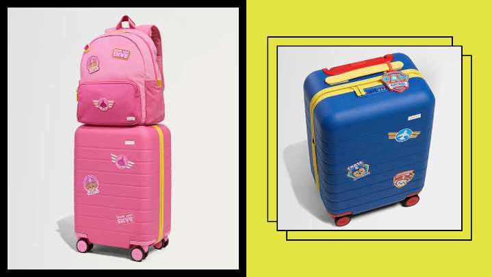 Paw Patrol x Away Luggage: Shop Kids Carry-On Suitcases and Backpacks