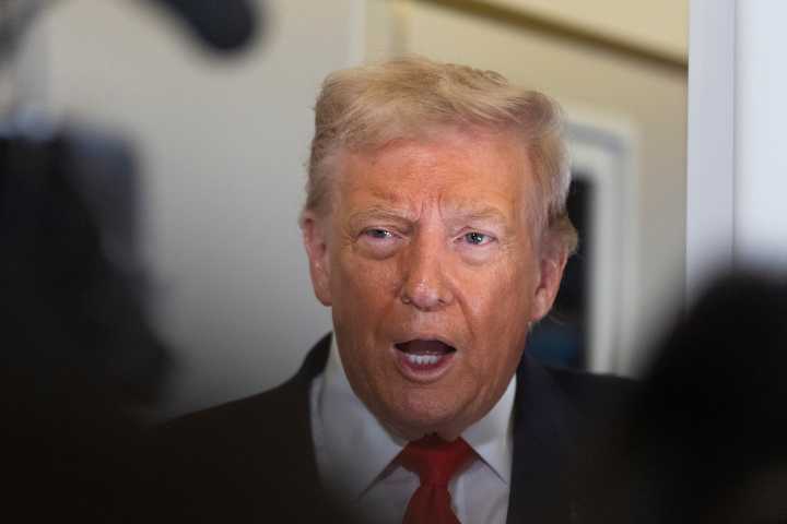 Trump dismisses bad election results by blaming his not being on ballot, shutdown