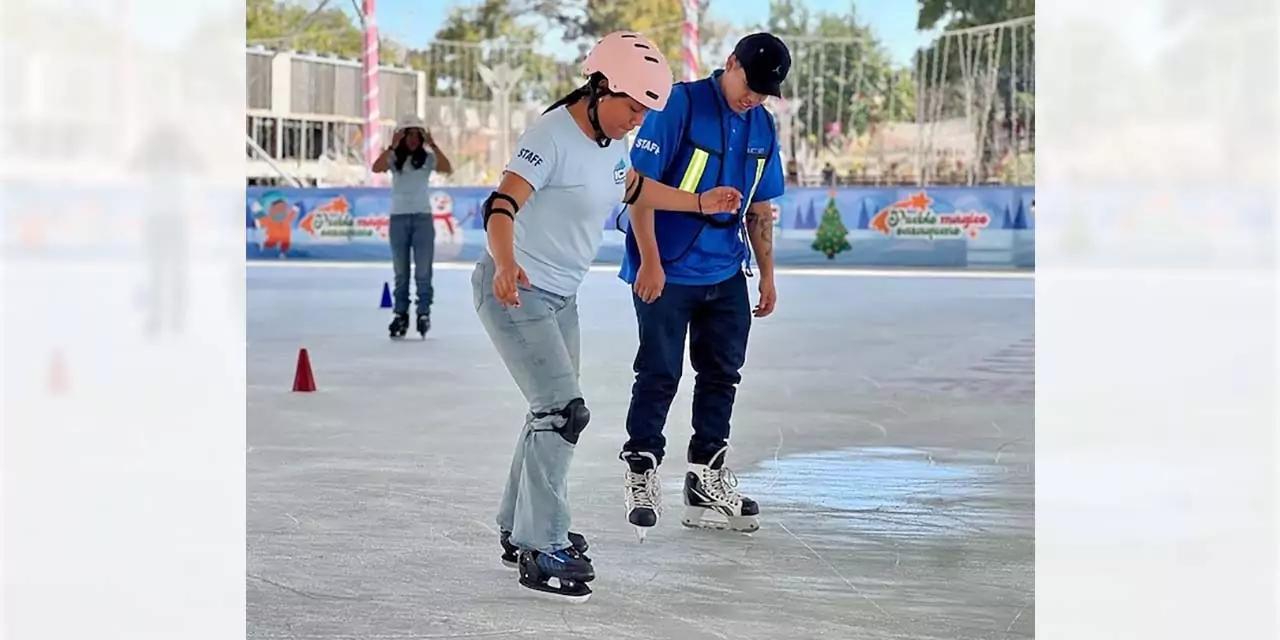 Tendrá Oaxaca dos árboles navideños y una pista de hielo