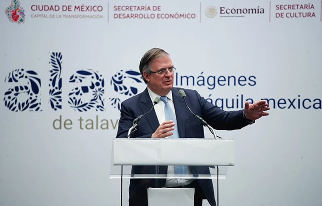 Llueva, truene o relampaguee: Ebrard sobre la extinción a empresas que vendan mercancía ilegal