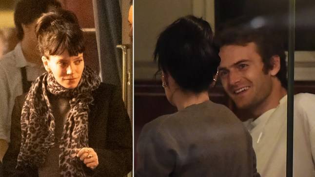 Lily Allen enjoys cosy dinner with mystery man in West London