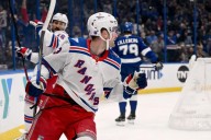 Rangers, Lightning combine for seven goals in eye