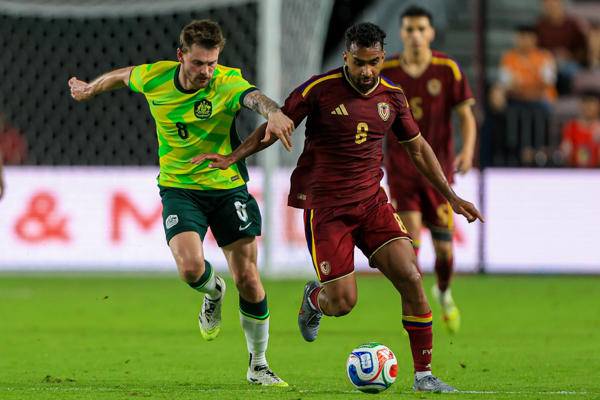 Venezuela le ganó 1-0 a Australia en amistoso internacional de la fecha FIFA