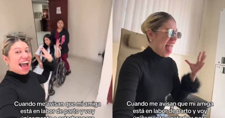 “Grabó, rió y dio ánimo solamente”: Joven se vuelve viral por ir al parto de su amiga sin hacer nada más que estar de apoyo.