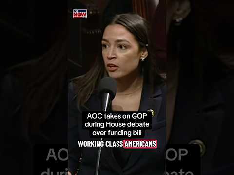 AOC speaks during House debate over funding bill