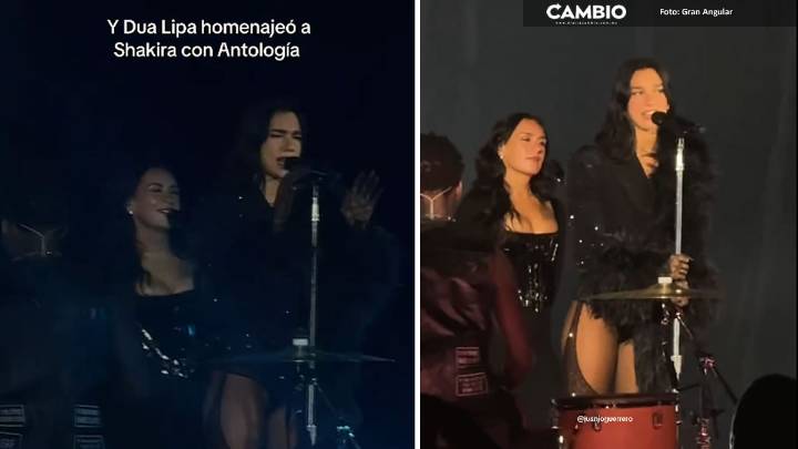 Dua Lipa canta una canción de Shakira durante concierto en Colombia y las redes explotan
