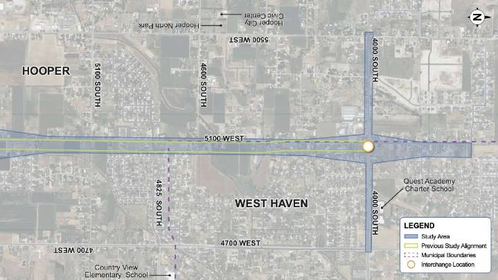 Plans to extend north-south West Davis Highway into Weber County edge forward