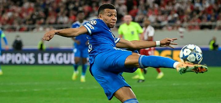 Cuatro goles de Mbappé rescataron al Real Madrid