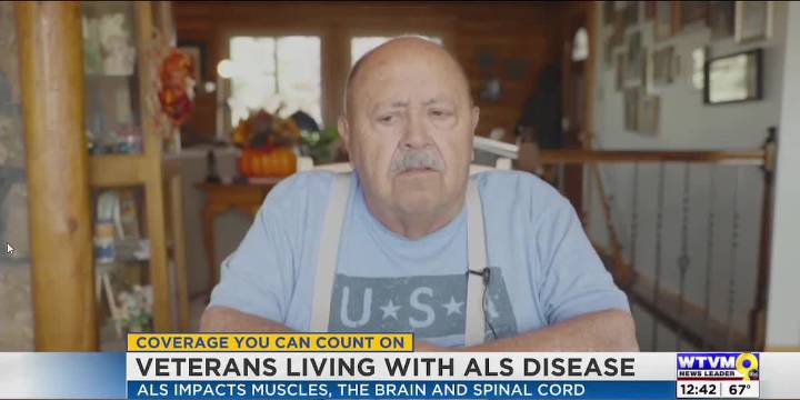 Veteran shares his experience with ALS Lou Gehrig's disease