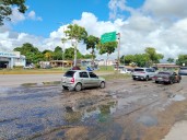 Conductores y transportistas piden la reparación del tramo que asciende al elevado de Boquerón