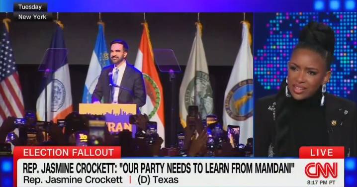 Jasmine Crockett Says Dems Need a ‘MasterClass’ From Zohran Mamdani