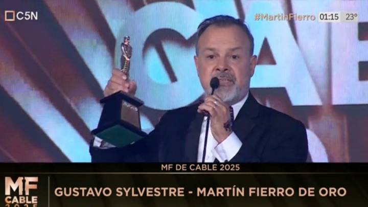 Gustavo Sylvestre se llevó el Oro en los Martín Fierro de Cable 2025: todos los ganadores