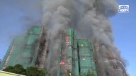 El aterrador time lapse del incendio a gran escala en Hong Kong que ha dejado más de un centenar de muertos