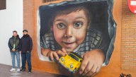 Santa Marta de Tormes amplía su museo al aire libre con un nuevo mural infantil