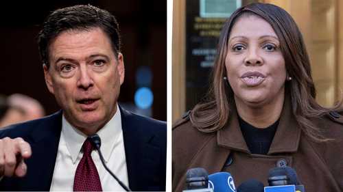 Juez desestima acusaciones contra James Comey y Letitia James al determinar que fiscal fue designada ilegalmente