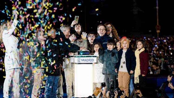 Así ha sido el encendido de las luces navideñas en Madrid