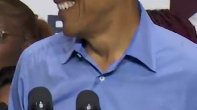 ‘You look cute’: Obama jokes with a supporter