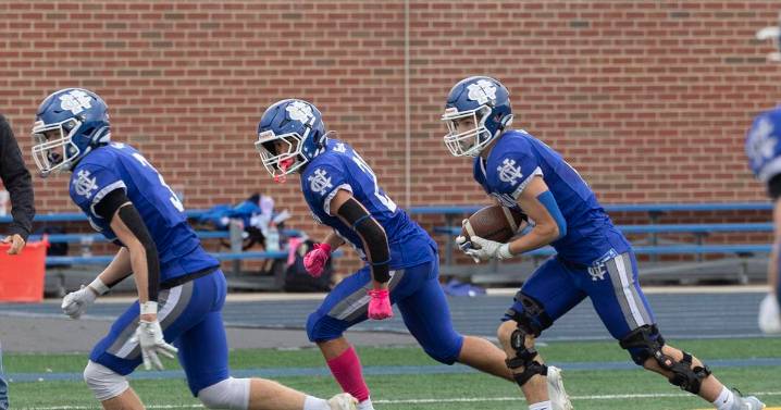 Newman gets 3 interceptions in complete postseason win over Ridgeview/Lexington