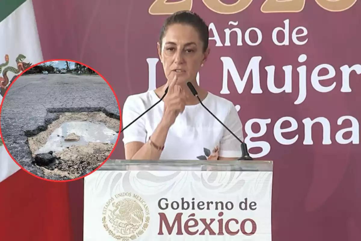Carretera federal a Palizada será reparada en 2026, confirma Claudia Sheinbaum durante gira en Campeche