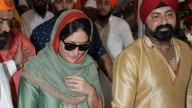 Kareena Kapoor visits Gurudwara with sons Taimur, Jeh on Gurupurab. Watch