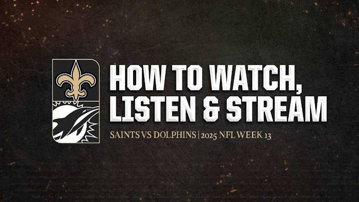 Dolphins vs. Saints: How to Watch, Listen, and Stream Games 11/30/2025