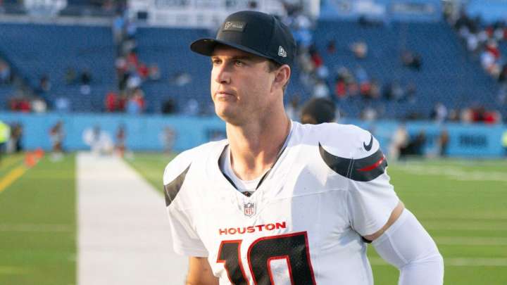 Davis Mills addresses potential C.J. Stroud QB controversy